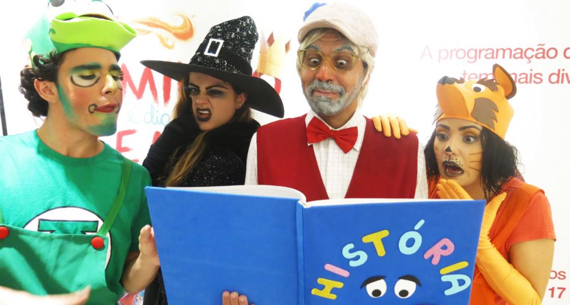 Mundo mágico dos livros é tema de peça teatral no Shopping Iguatemi Ribeirão Preto