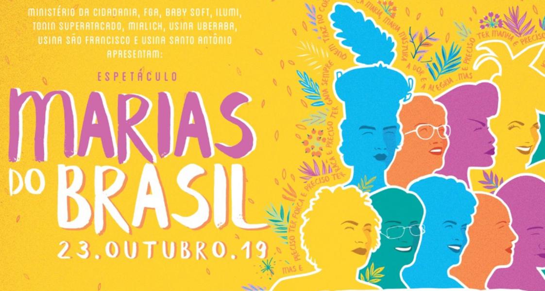 Espetáculo 'Marias do Brasil' chega ao Teatro Municipal