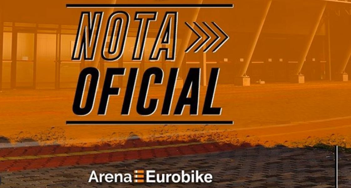 Arena Eurobike emite nota oficial sobre adiamento/cancelamento de três shows internacionais