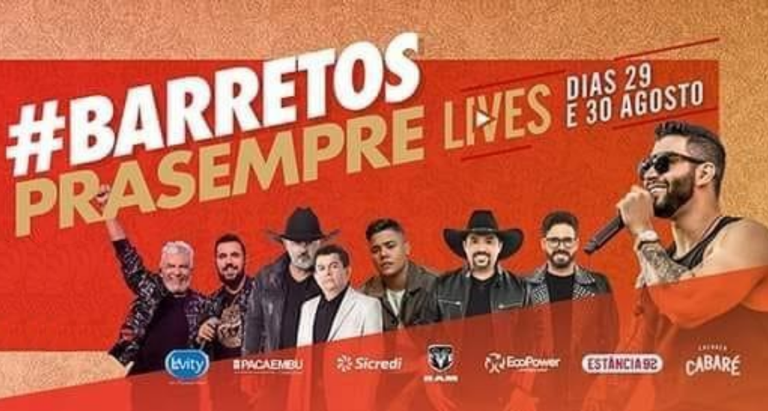 Live “Barretos Pra Sempre” terá shows e provas de rodeio 