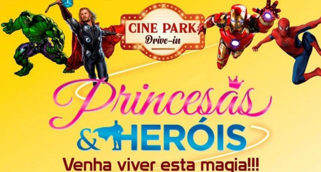 CinePark recebe princesas e heróis 