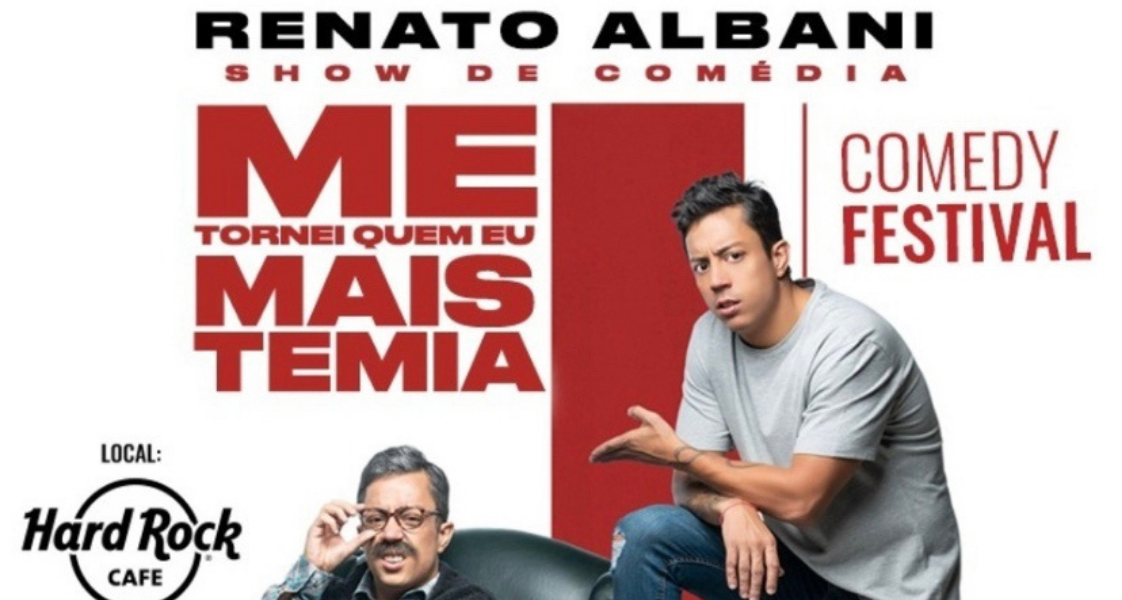 Renato Albani leva stand-up ao Hard Rock Cafe Ribeirão