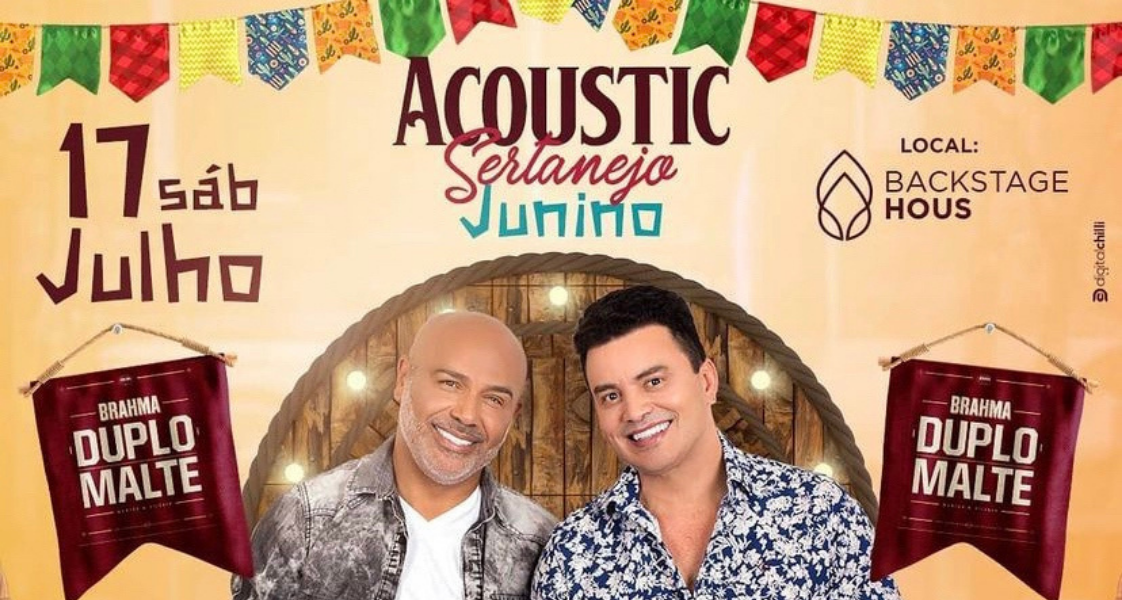 Backstage Hous recebe show de Rick & Renner