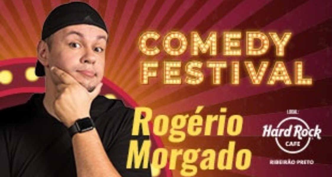 Rogério Morgado abre terceira temporada do ‘Comedy Festival’ no Hard Rock Cafe Ribeirão