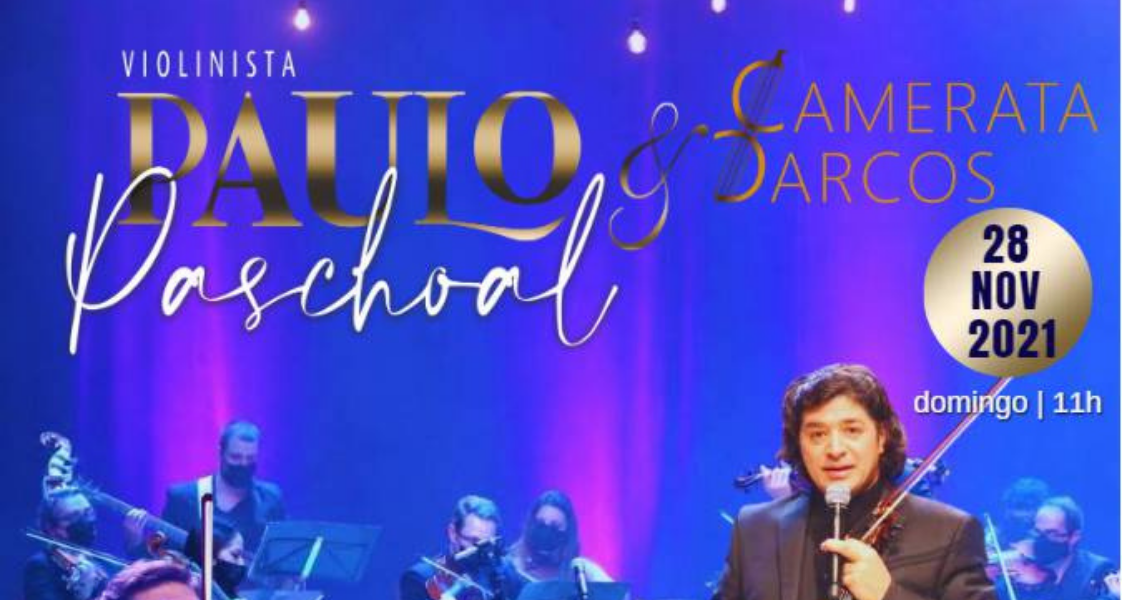 Concerto com Paulo Paschoal e Camerata Darcos acontece no Theatro Pedro II