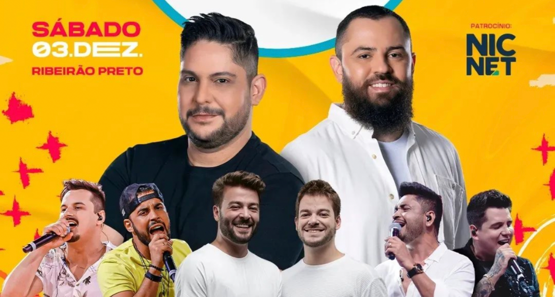 Show com Jorge & Mateus e convidados acontece no Parque Permanente de Exposições 