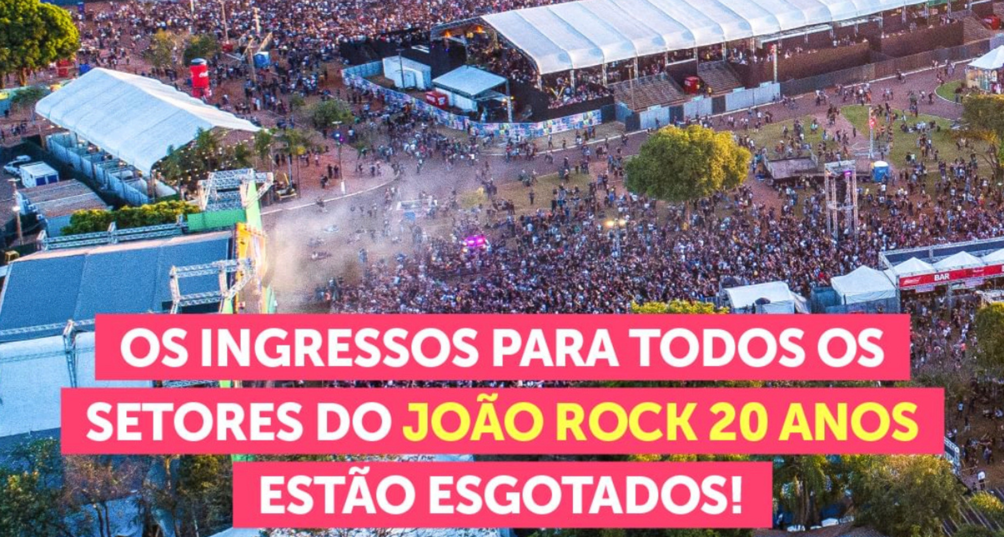 João Rock 20 anos tem ingressos esgotados