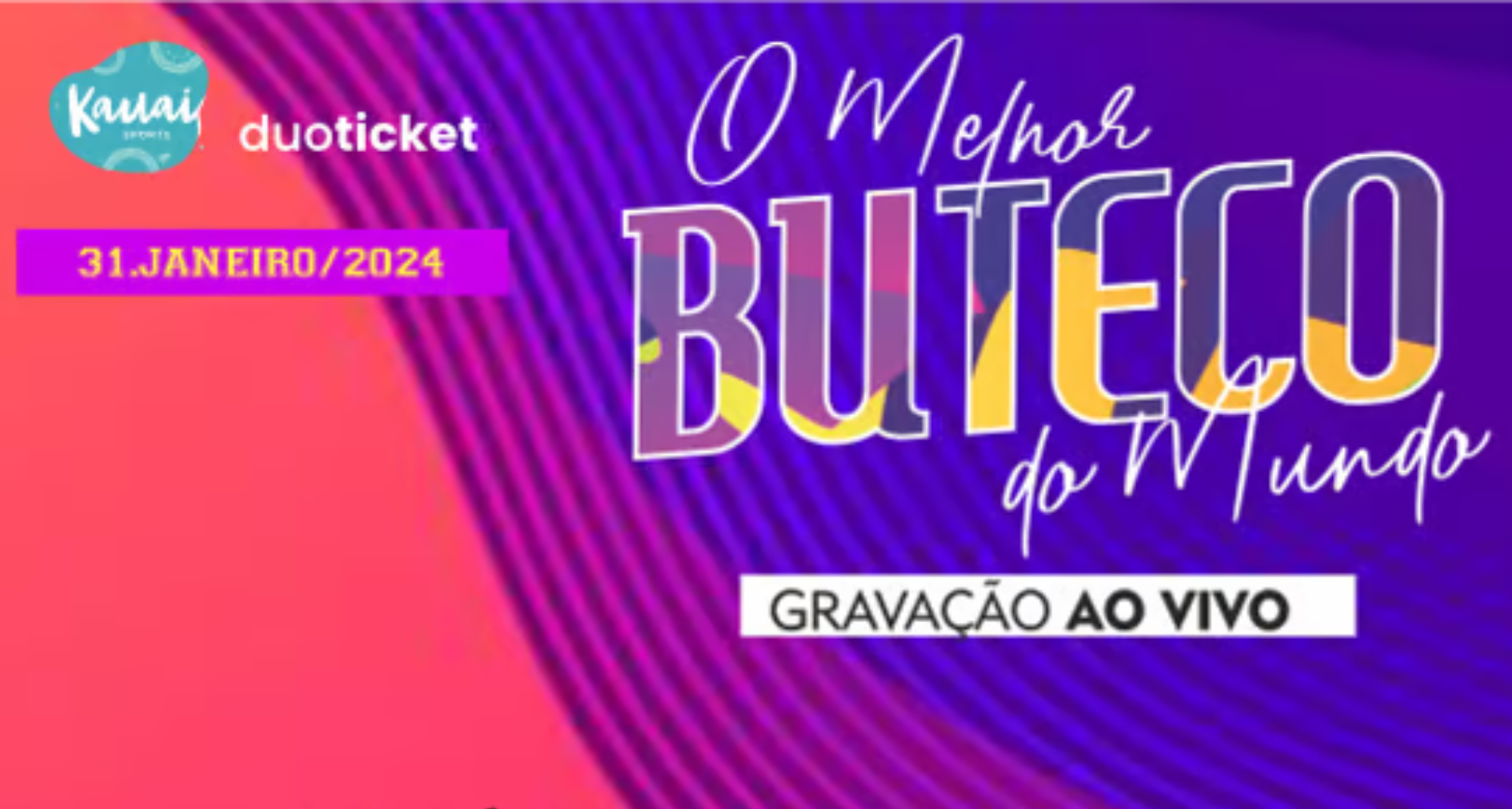 Grupo Buteco grava DVD no Kauai Sports com participações especiais