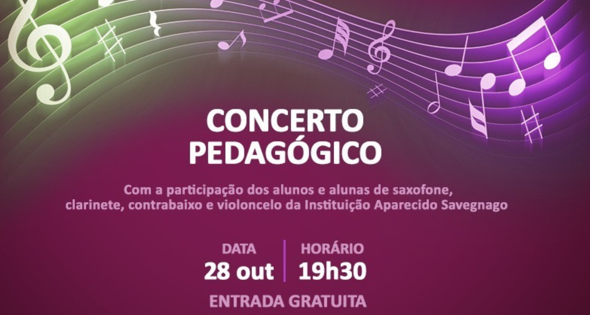 Instituição Aparecido Savegnago promove Concerto Pedagógico e Espetáculo “O Menino Maluquinho”